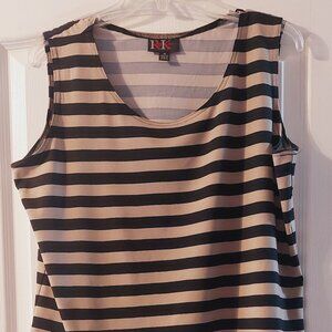 Black & Tan Sleeveless R & K Original Top Sz 18